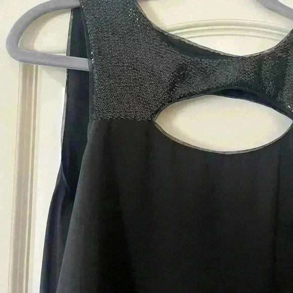 BCBGMaxazria Women’s XS Black Layered Dress Top - Picture 2 of 12